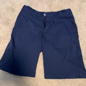 Navy golf shorts